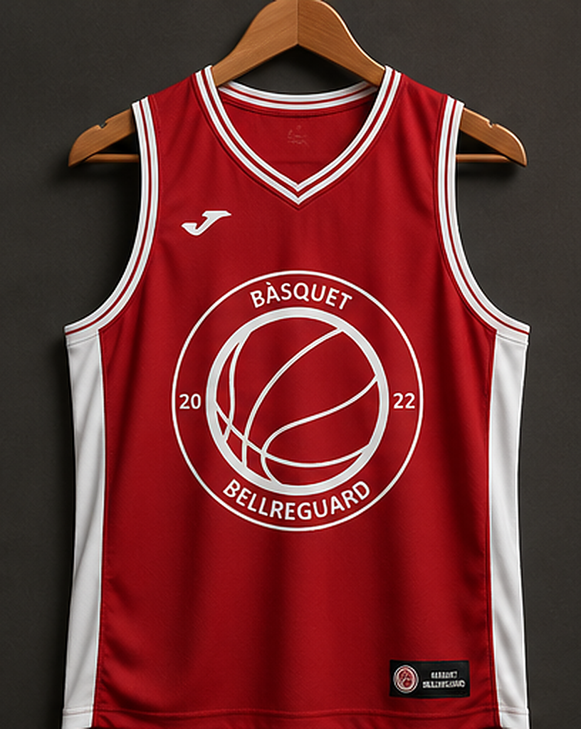 Camiseta de Basquet Roja